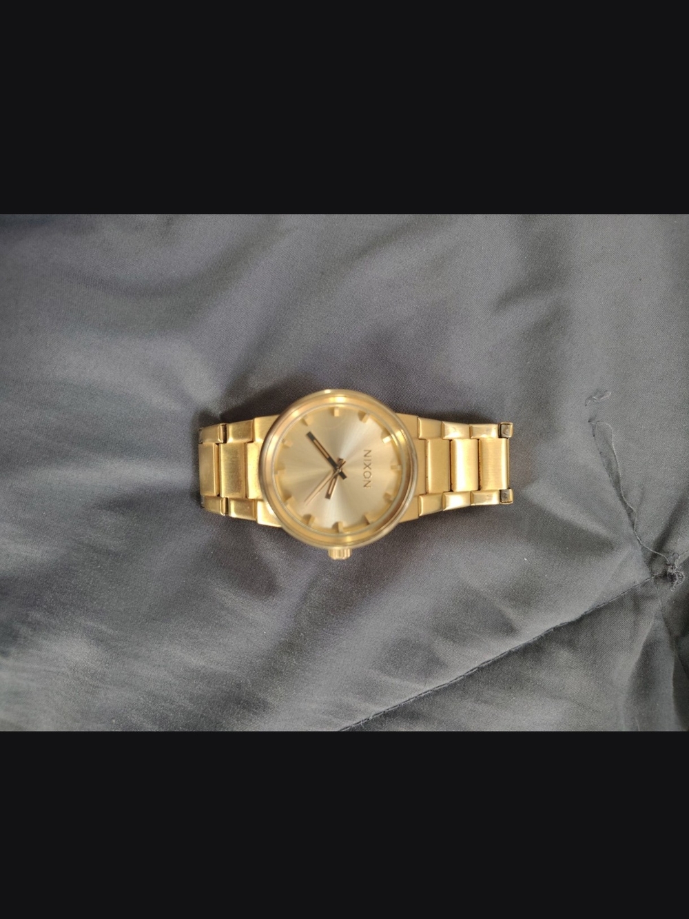 Nixon Gold-Tone Stainless Steel Bracelet Watch